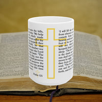 Thumbnail for Psalm 121 Full Text - 15oz Coffee Mug
