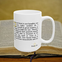 Thumbnail for Psalm 131 Full Text - 15oz Coffee Mug