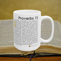 Thumbnail for Proverbs 15 Full Text - 15oz Coffee Mug