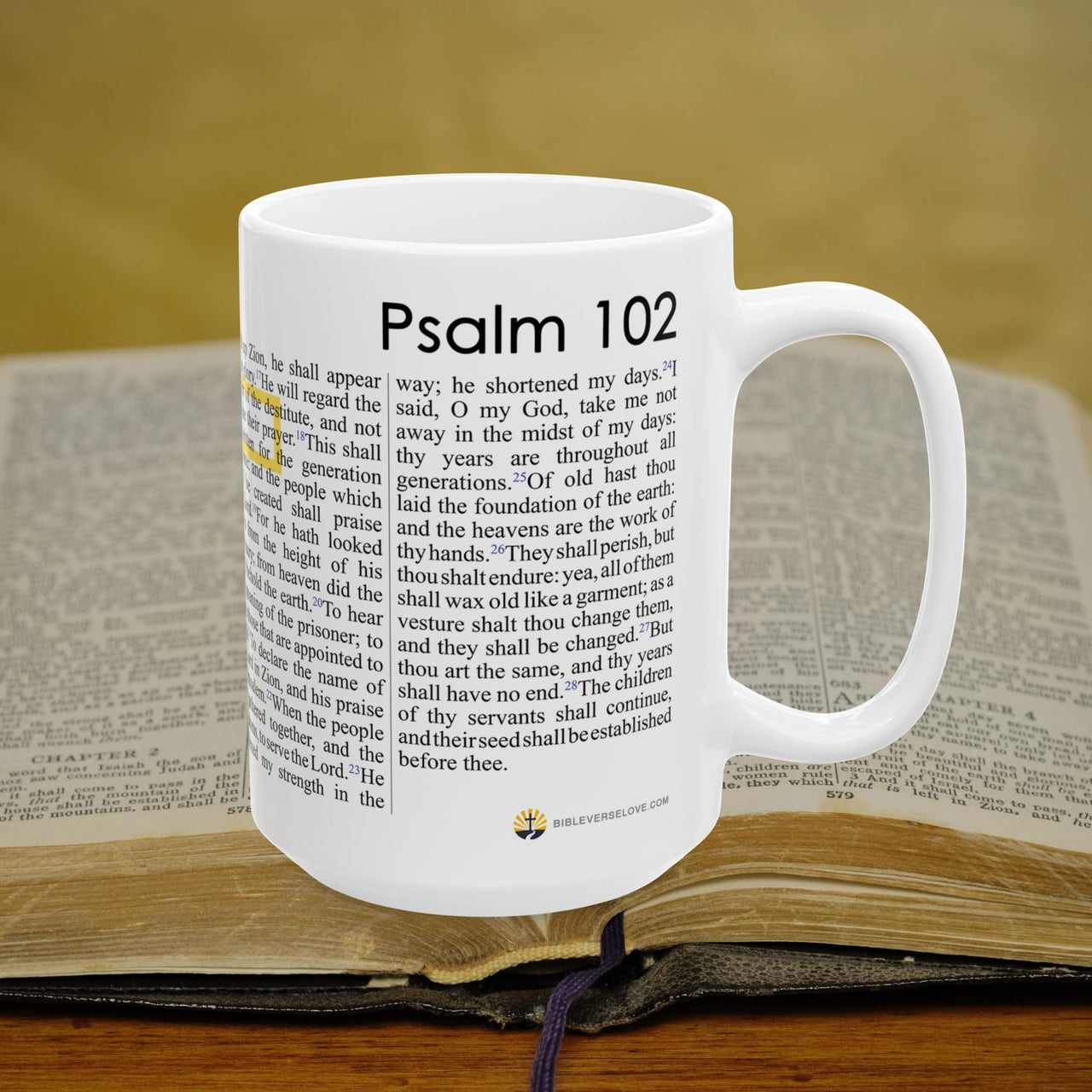 Psalm 102 Full Text - 15oz Coffee Mug