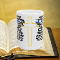 Thumbnail for Isaiah 43:2 Bible Verse Prayer 15oz Mug