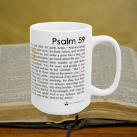 Thumbnail for Psalm 59 Full Text - 15oz Coffee Mug