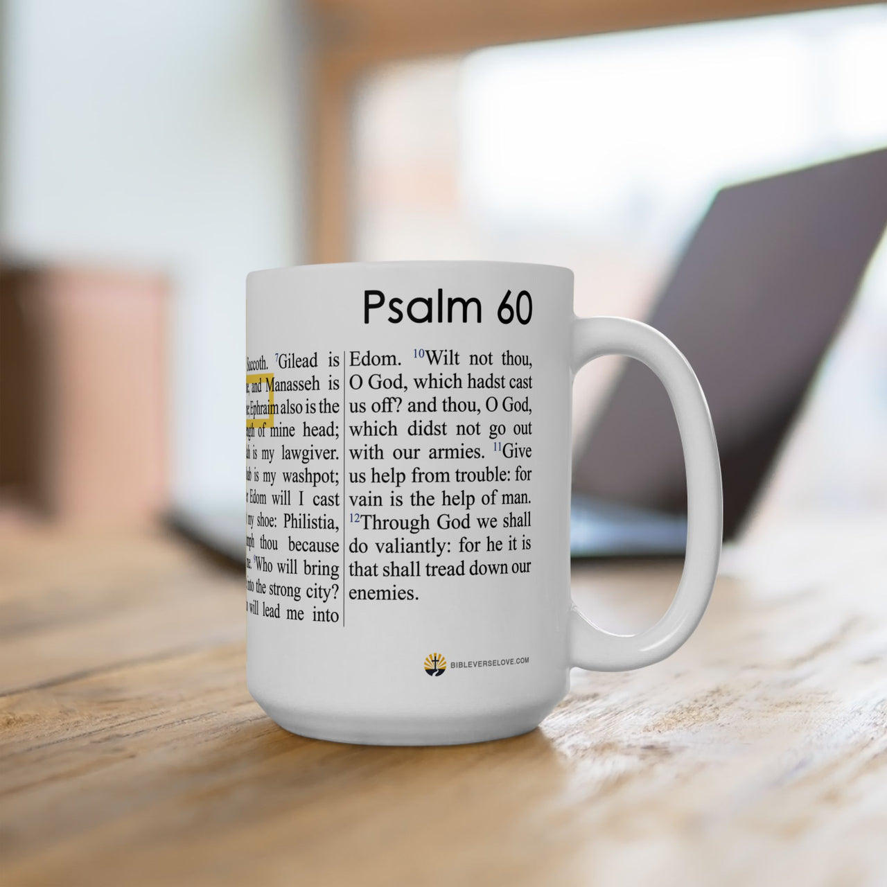 Psalm 60 Full Text - 15oz Coffee Mug