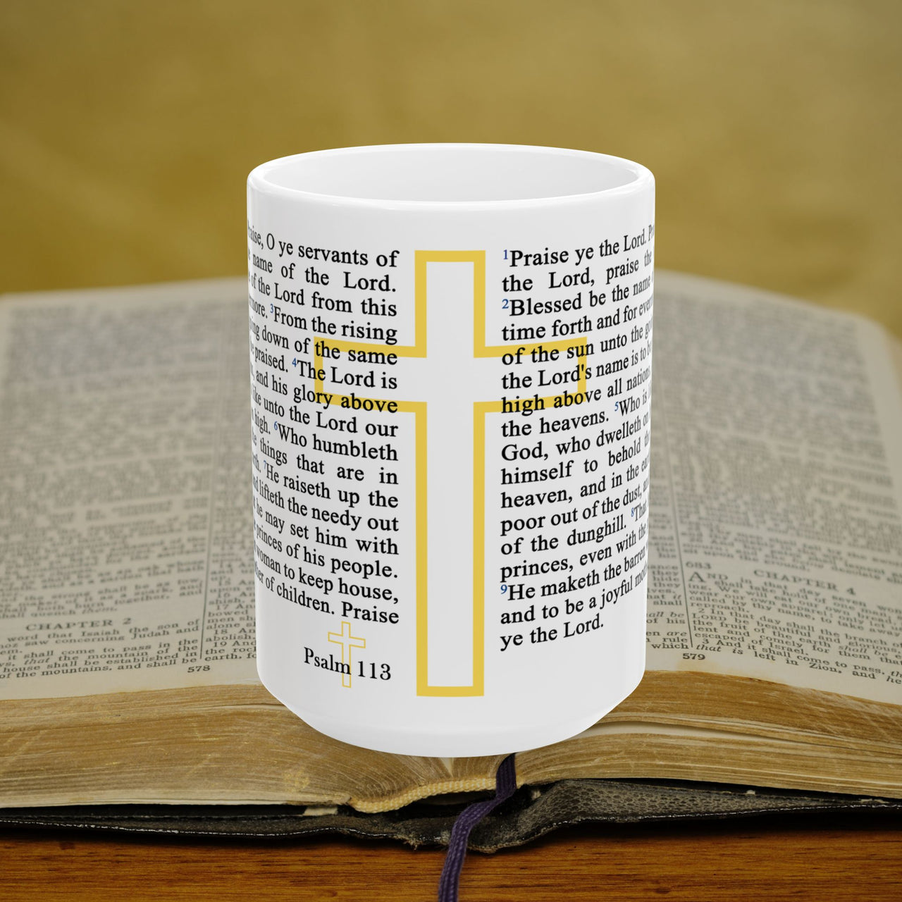 Psalm 113 Full Text - 15oz Coffee Mug