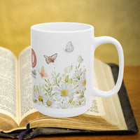 Thumbnail for Matthew 19:26 Bible Verse Prayer 15oz Mug