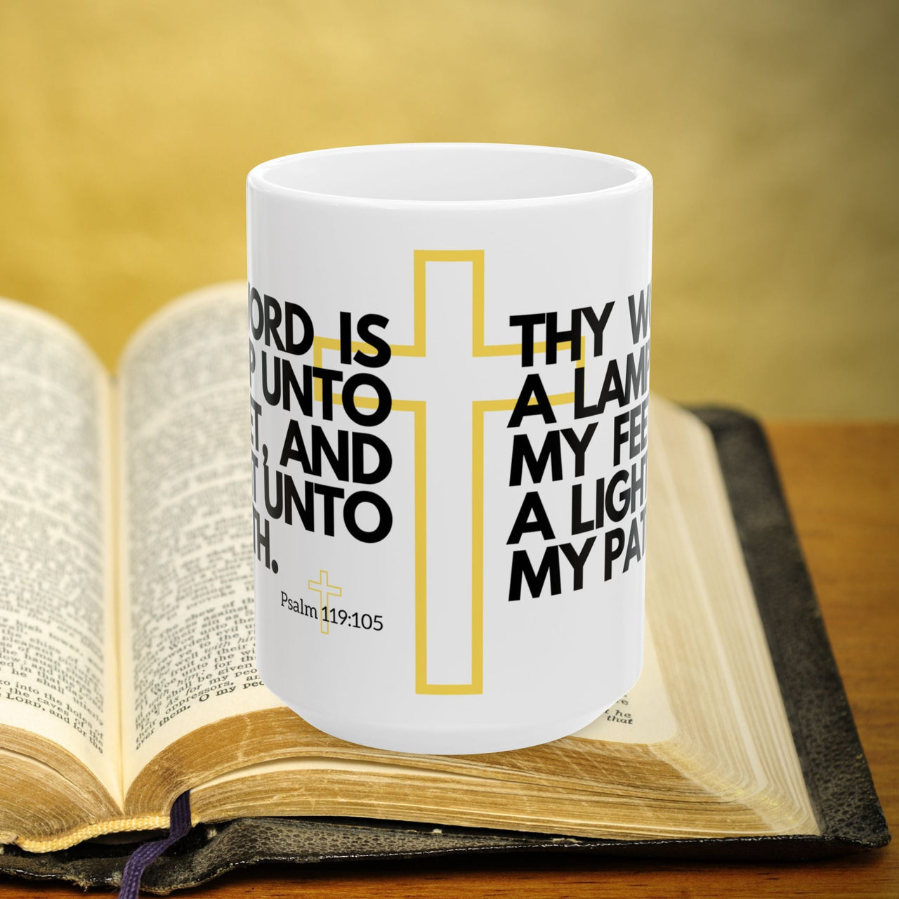 Psalm 119:105 15oz Coffee Mug