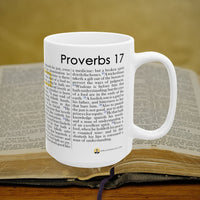 Thumbnail for Proverbs 17 Full Text - 15oz Coffee Mug