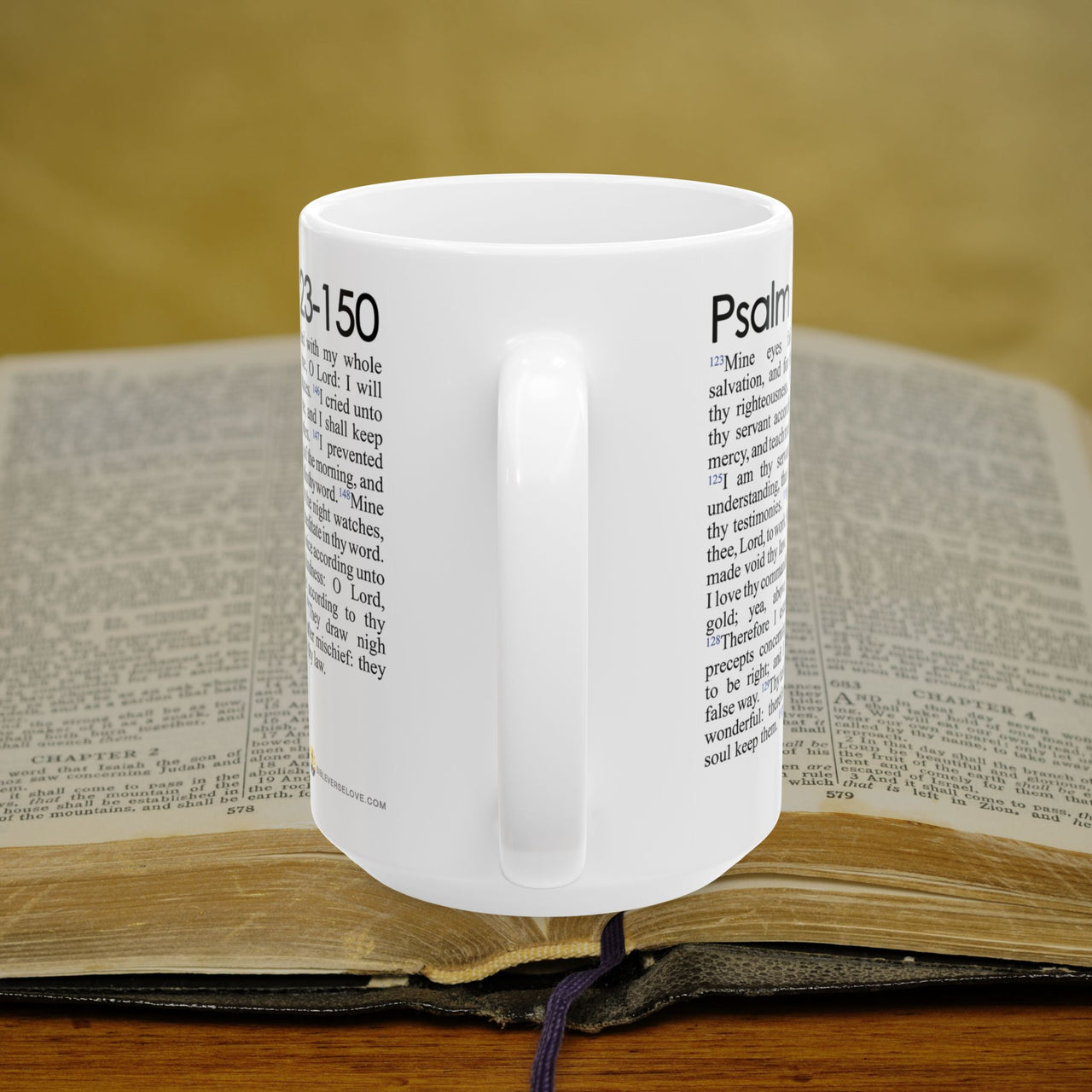 Psalm 119 123-150 Full Text - 15oz Coffee Mug