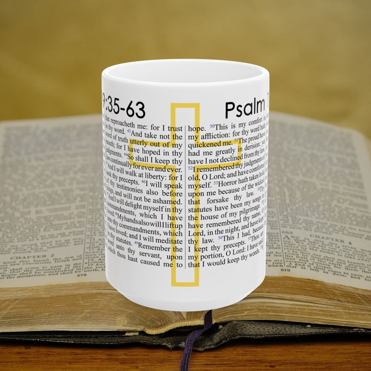Psalm 119 35-63 Full Text - 15oz Coffee Mug