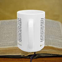 Psalm 114 Christian Coffee Mug - Full Text Bible Verse Gift - 15oz