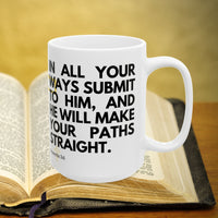 Thumbnail for Proverbs 3:6 Bible Verse Prayer 15oz Mug