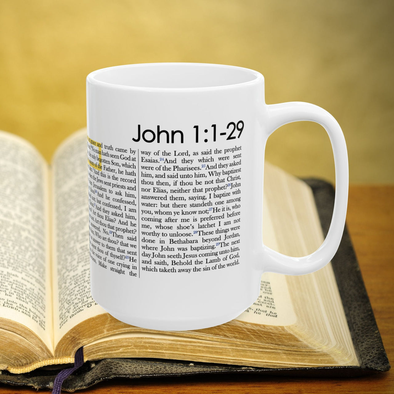 John 1:1-29 pt1 15oz Coffee Mug (2-Mug Set)