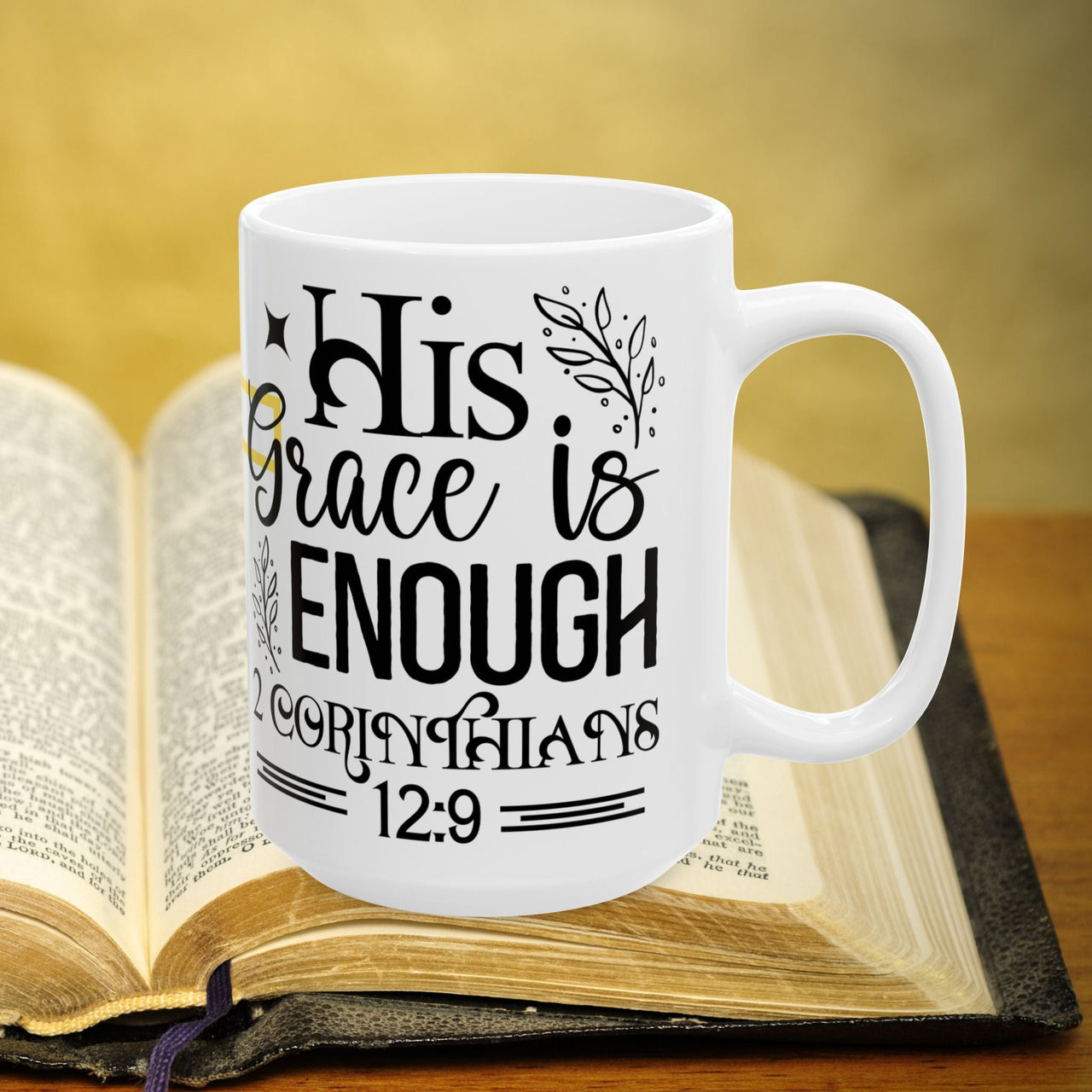 2 Corinthians 12:9 Bible Verse Prayer 15oz Mug