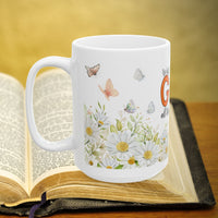 Thumbnail for Matthew 19:26 Bible Verse Prayer 15oz Mug