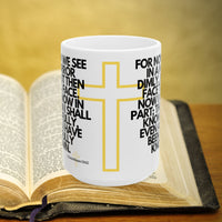 Thumbnail for 1 Corinthians 13:1-2 Bible Verse Prayer 15oz Mug