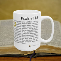 Thumbnail for Psalm 115 Full Text - 15oz Coffee Mug