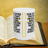 Thumbnail for John 3:16 Bible Verse Prayer 15oz Mug