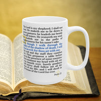 Thumbnail for Psalm 23 Full Text 15oz Coffee Mug