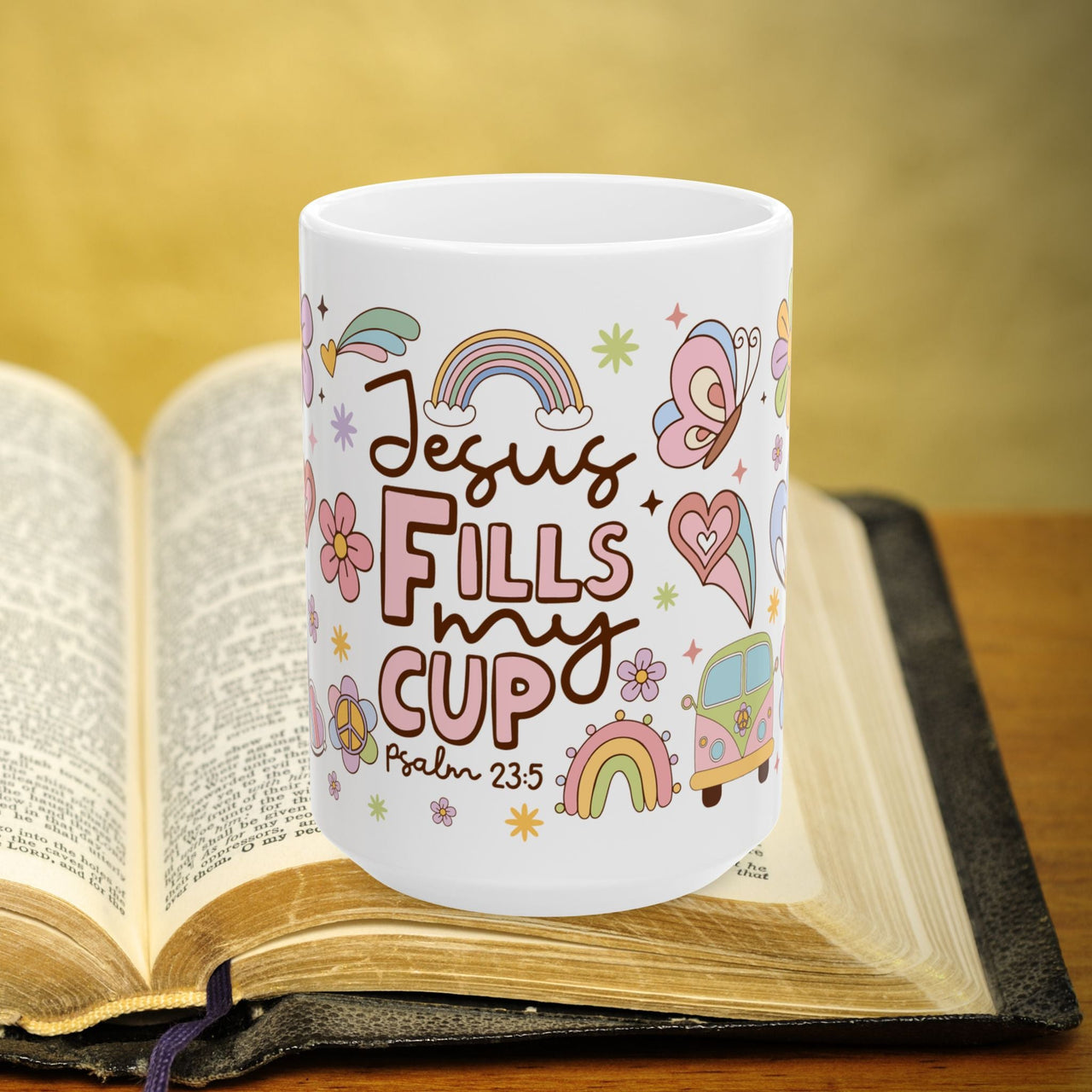 Psalm 23:5 15oz Coffee Mug