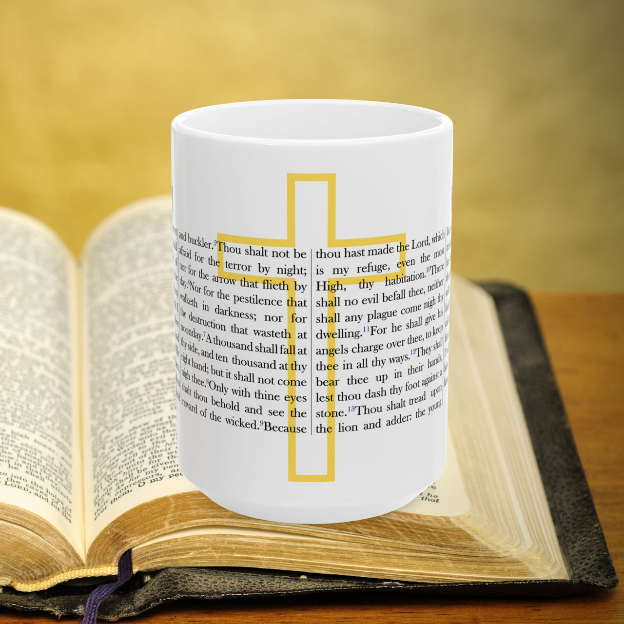 Psalm 91 Full Text 15oz Coffee Mug