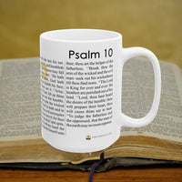 Thumbnail for Psalm 10 Full Text - 15oz Coffee Mug
