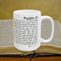 Thumbnail for Psalm 21 Full Text - 15oz Coffee Mug