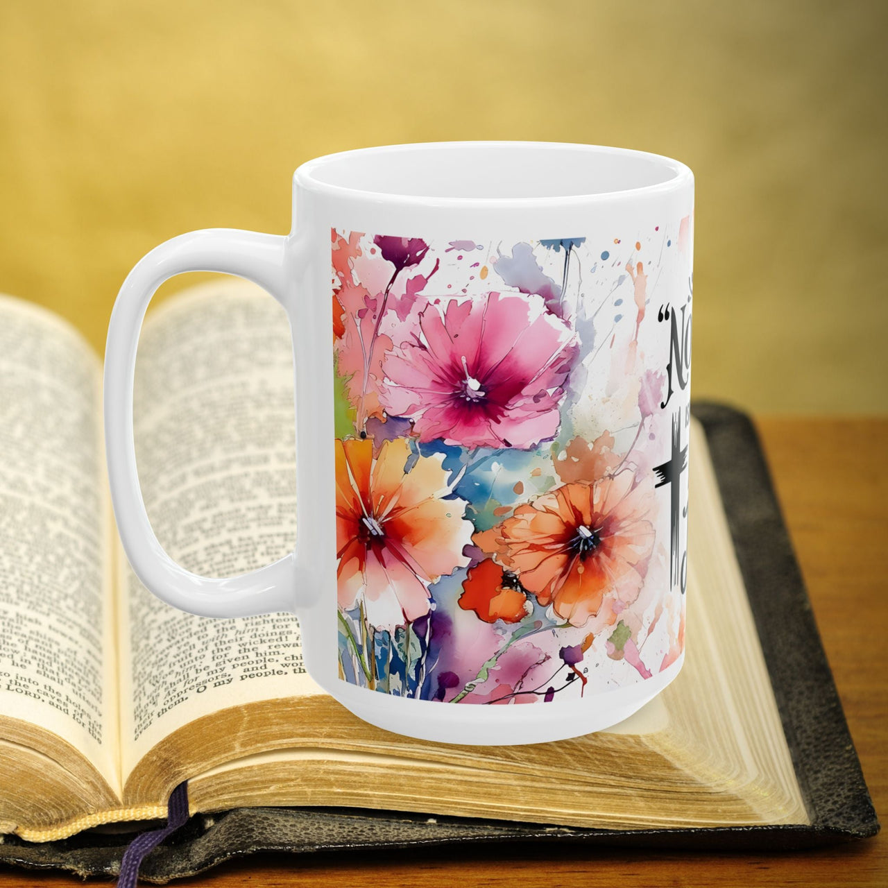 Revelation 14 Bible Verse Prayer 15oz Mug