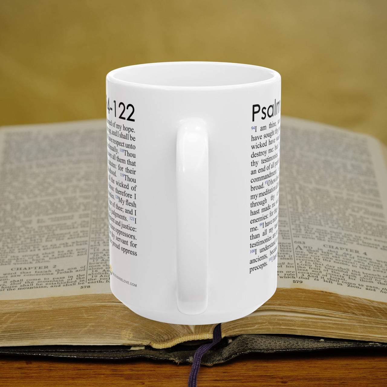 Psalm 119 94-122 Full Text - 15oz Coffee Mug