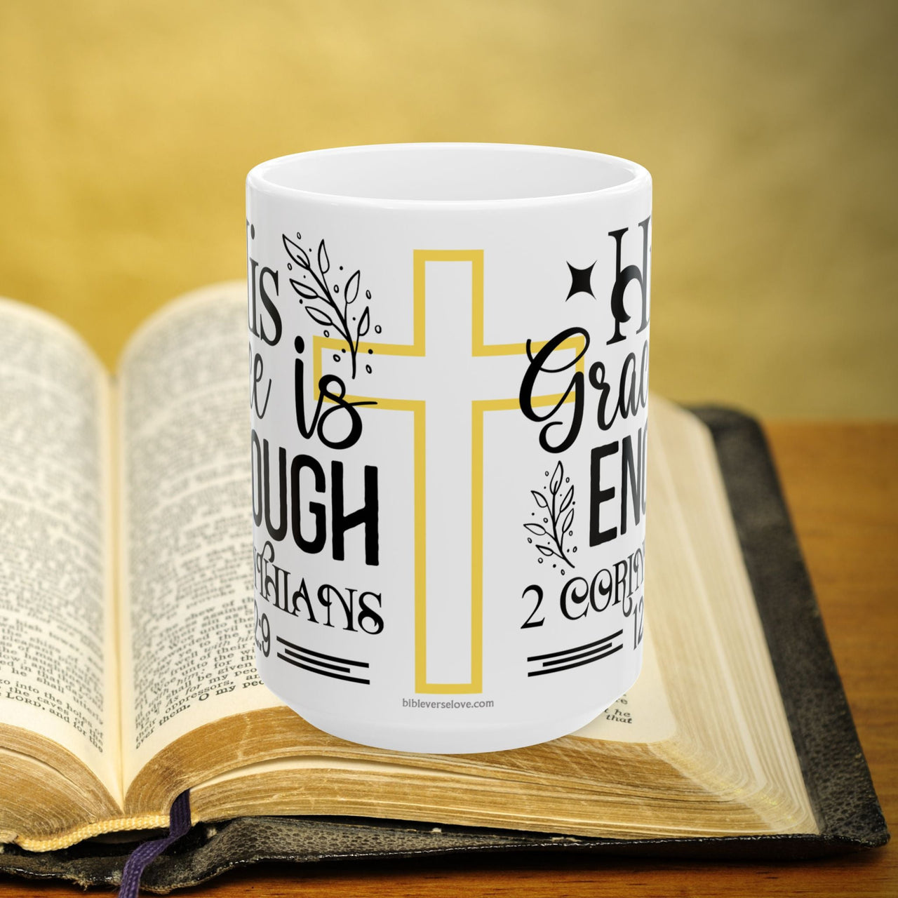 2 Corinthians 12:9 Bible Verse Prayer 15oz Mug