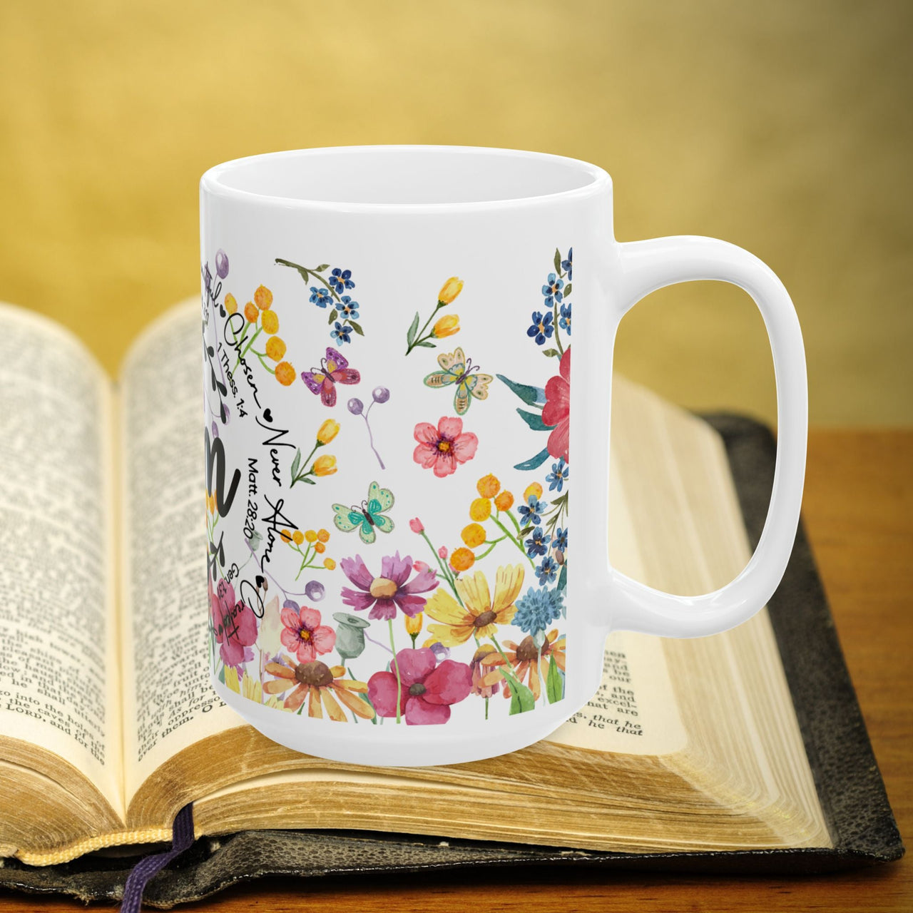 Bible Verse I Am Affirmations 15oz Coffee Mug