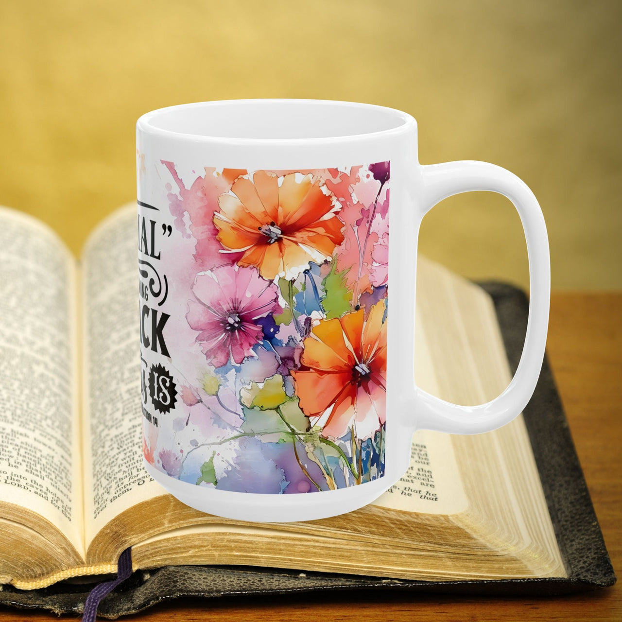 Revelation 14 Bible Verse Prayer 15oz Mug