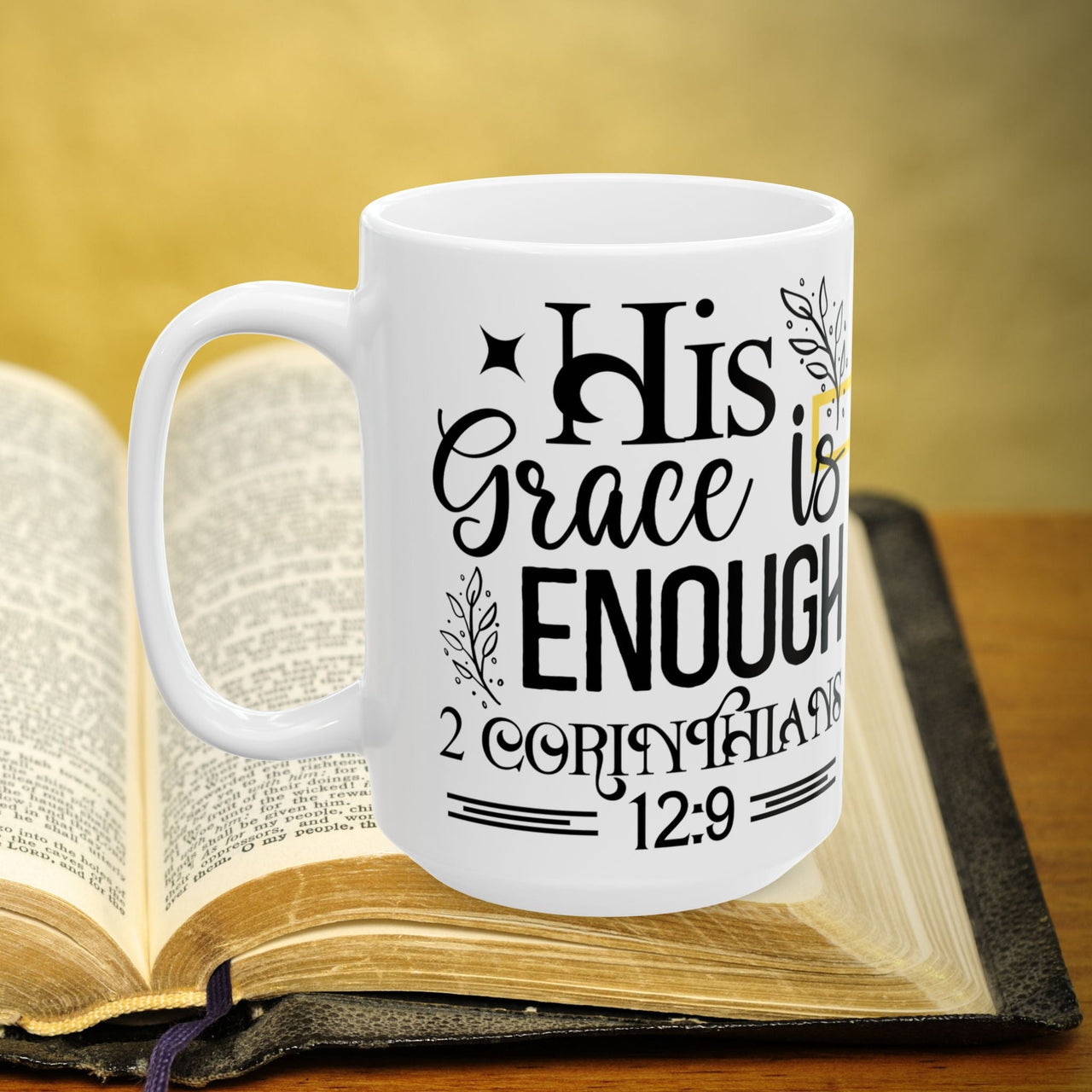 2 Corinthians 12:9 Bible Verse Prayer 15oz Mug