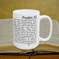 Thumbnail for Psalm 32 Full Text - 15oz Coffee Mug
