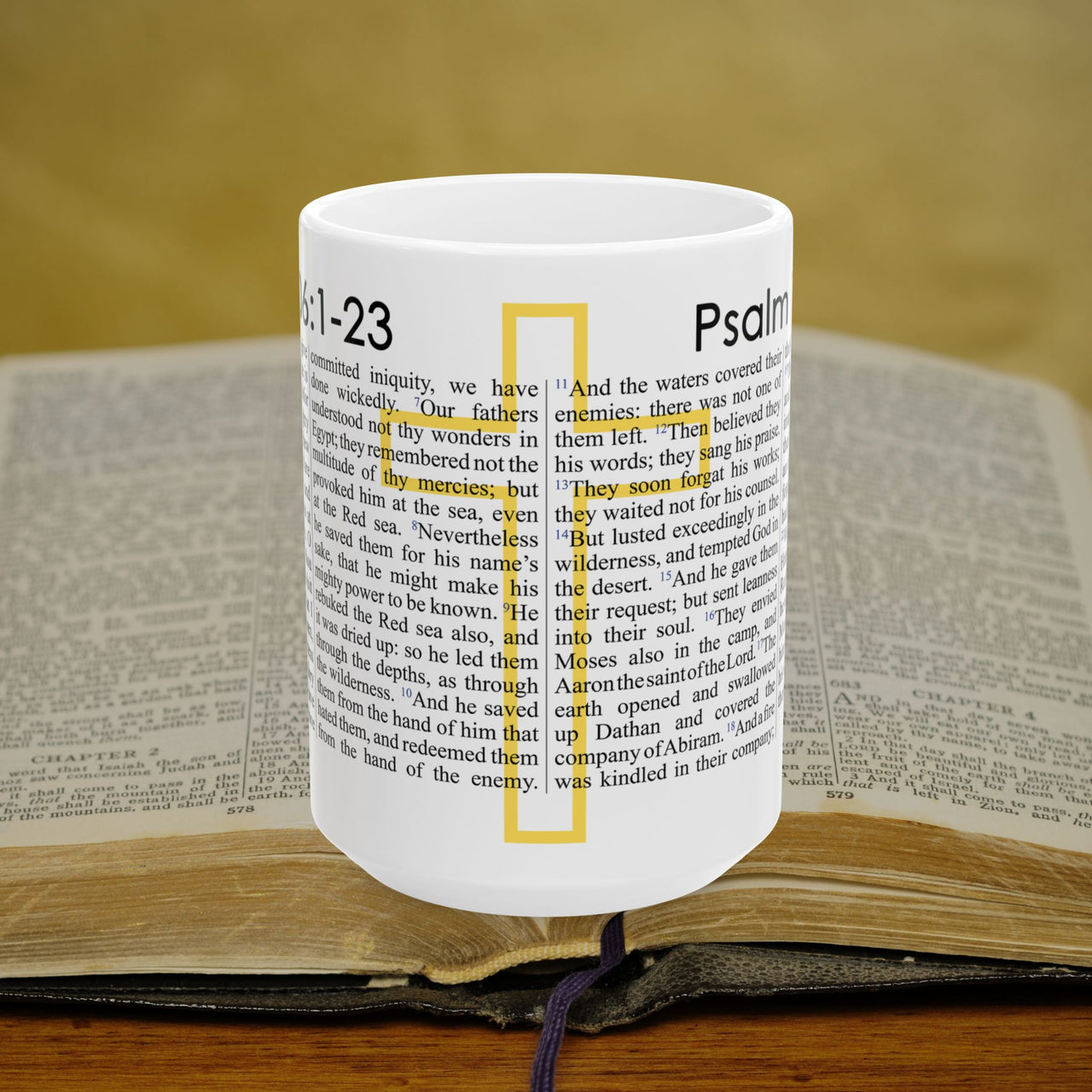 Psalm 106 1-23 Full Text - 15oz Coffee Mug