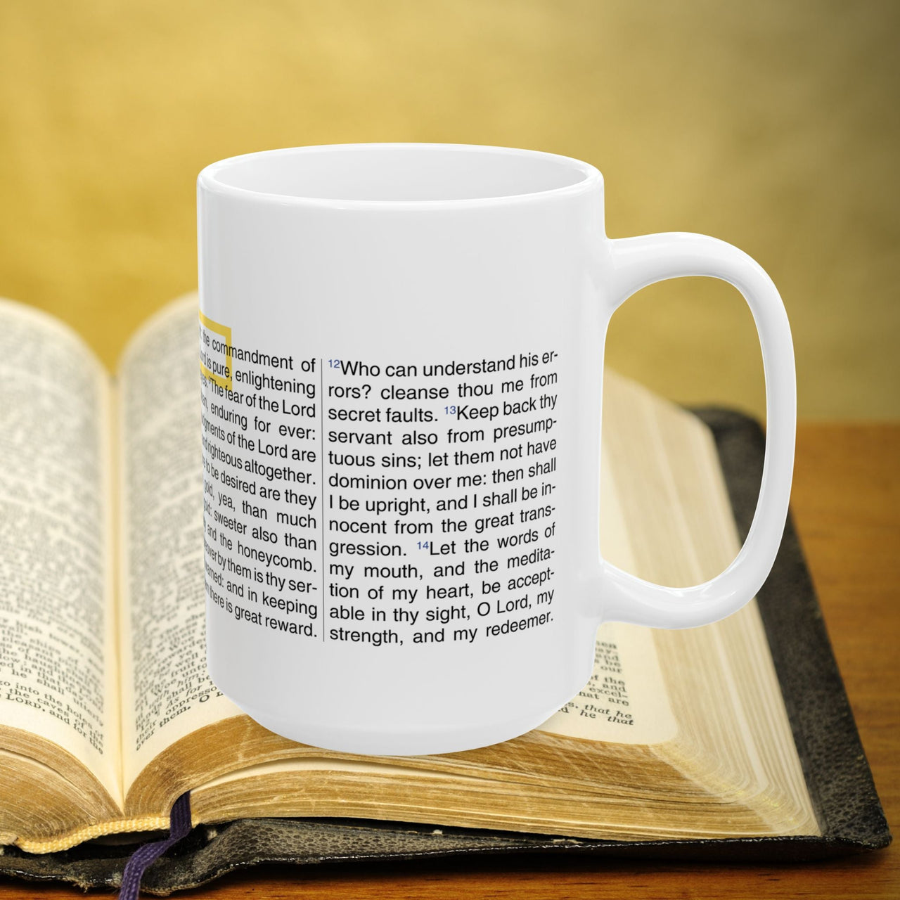 Psalm 19 Full Text 15oz Coffee Mug