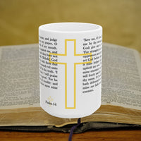 Thumbnail for Psalm 54 Full Text - 15oz Coffee Mug