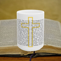 Psalm 73 Christian Coffee Mug - Full Text Bible Verse Gift - 15oz