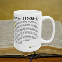 Thumbnail for Psalm 119 35-63 Full Text - 15oz Coffee Mug