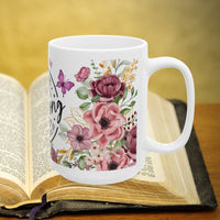 Thumbnail for Proverbs 31:25 Bible Verse Prayer 15oz Mug